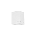 Plafondarmatuur voor buiten TUBE CARR� 1.0 hoekig, stijf GU10 IP65, wit dimbaar