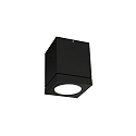 Plafondarmatuur voor buiten TUBE 1.0 IP65, zwart dimbaar
