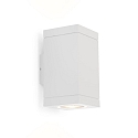 Wandarmatuur voor buitenshuis TUBE CARR� 2.0 tweezijdig IP65, wit dimbaar