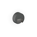 outdoor wall luminaire RETO ROUND WALL SURFACE OUTDOOR 0.8 round IP65, anthracite dimmable