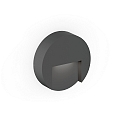 outdoor wall luminaire RETO ROUND WALL SURFACE OUTDOOR 1.3 round IP65, anthracite dimmable