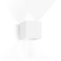 Wandarmatuur voor buitenshuis BOX 2.0 up down, cubusvorm, instelbaar IP65, wit dimbaar