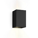 Wandarmatuur voor buitenshuis BOX 4.0 up down, instelbaar IP65, zwart dimbaar