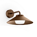 Wandarmatuur voor buitenshuis TRADORA WALL IP65 1.0 IP65, brons dimbaar