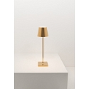 Zafferano table lamp  POLDINA PRO IP65, glossy, gold dimmable