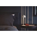 battery table lamp CIRCE IP65, white matt dimmable