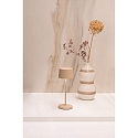 battery table lamp OLIVIA MICRO IP65, mat, sand coloured dimmable