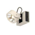 KALU LED 1 Wall and Ceiling luminaire, 60°, white/black