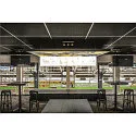 Wand- en plafondarmatuur KALU LED 3 3-vlams, lang, cardanisch draaien IP20, zwart dimbaar