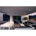 SLV Outdoor Luminaire ROX CEILING OUT, QPAR11, IP44, GU10 max. 50W,, alu brushed