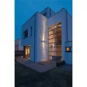 SLV Wandarmatuur voor buitenshuis ROX WALL OUT UP/DOWN QPAR11 GU10 IP44, aluminium geborsteld dimbaar