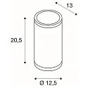 SLV Wandarmatuur voor buitenshuis ROX WALL OUT UP/DOWN QPAR11 GU10 IP44, aluminium geborsteld dimbaar