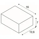 LED Wall luminaire SHELL 30, 54W, 3000K, white