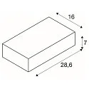 SLV Wandarmatuur SHELL 30, wit