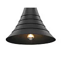 SLV Pendelarmatuur BATO 45 PD groot, rond E27 IP20, zwart dimbaar