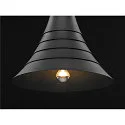 SLV Pendelarmatuur BATO 45 PD groot, rond E27 IP20, zwart dimbaar