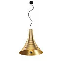 Pendelarmatuur BATO 45 PD groot, rond E27 IP20, messing geborsteld dimbaar