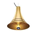 SLV Pendelarmatuur BATO 35 PD klein, rond E27 IP20, messing geborsteld dimbaar