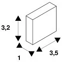 SLV GRAZIA 20 Endcaps for GRAZIA Surface profile standard, 2 items, flat design, black