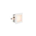 SLV Wandinbouwarmatuur FRAME BASIC HV, wit