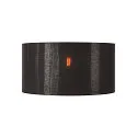 SLV Lampenkap FENDA Ø 70CM groot, cilindrisch, koper, zwart