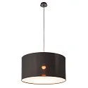 SLV Lampenkap FENDA Ø 70CM groot, cilindrisch, koper, zwart