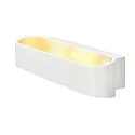 SLV Wandarmatuur ASSO 300 DTW up down, ovaal, Dim-To-Warm IP20, wit dimbaar