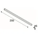 SLV Plafondarmatuur Q-LINE CL 200 voor BAP, zwart dimbaar