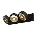 SLV KALU 3 QPAR111, Wall and Ceiling luminaire, black