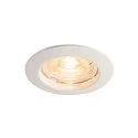 Plafondinbouwarmatuur PIKA QPAR51 stijf GU10, wit 