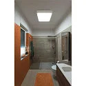 Plafondarmatuur MEDO 60 SQUARE vierkant IP20, zwart dimbaar