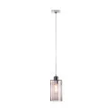SLV Lampenkap FENDA Ø 12.5CM / 20CM klein, cilindrisch, lang, rookkleuren