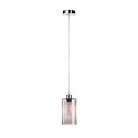 SLV Lampenkap FENDA Ø 12.5CM / 20CM klein, cilindrisch, lang, rookkleuren