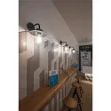 SLV Wandarmatuur voor buitenshuis MOLAT met lampenkap E27 IP44, antraciet