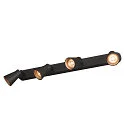 SLV Wandarmatuur AVO QUAD GU10, zwart