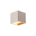 Wandarmatuur SOLID CUBE G9, grijs 