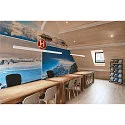 SLV Premium LED Pendant luminaire Q-LINE PD, 200cm, for BAP, 85W, TRIAC dimmable, white, 4000K 4600lm