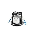 Plafondinbouwarmatuur KAMUELA ECO IP65, wit dimbaar
