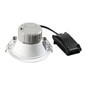 SLV LED Recessed luminaire AKALO D83 DL, 9W 3000/4200/5700K 800-880lm 90°, white