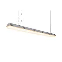 SLV LED Outdoor Wall and Ceiling luminaire IMPERVA 150, IP66 IK08, 55W 120°, 4000K 7100lm, grey