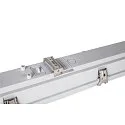 SLV LED Outdoor Wall and Ceiling luminaire IMPERVA 150, IP66 IK08, 55W 120°, 4000K 7100lm, grey
