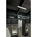 SLV LED Outdoor Wall and Ceiling luminaire IMPERVA 150, IP66 IK08, 55W 120°, 4000K 7100lm, grey