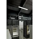 SLV LED Outdoor Wall and Ceiling luminaire IMPERVA 150, IP66 IK08, 55W 120°, 4000K 7100lm, grey