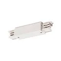3-fase lengteconnector S-TRACK ON/OFF opbouwversie, met voedermogelijkheid, schakelbaar, wit