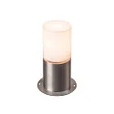Bollard pole light ROX ACRYL E27, IP44, H 30cm, inox 304