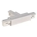 3-fase T-connector EUTRAC aarde links, aarde binnen, wit