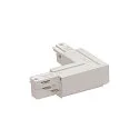 L-Coupler for 3-Phase High voltage Track, Earth outside, white