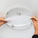 SLV Plafondinbouwarmatuur MEDO 30 EL met frame IP20, wit 