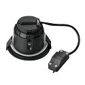 Downlight VARU QPAR51 DL rond, stijf GU10 IP65, zwart dimbaar