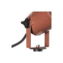 Lamp met grondpen BIG NAUTILUS rond, met stekker, kantelbaar GU10 IP65, zwart dimbaar